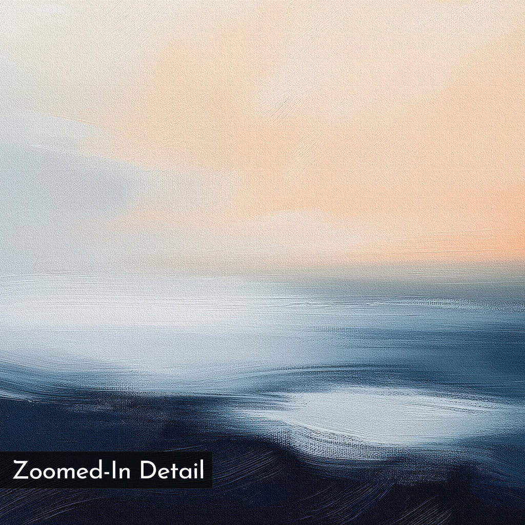 Twilight Horizon Diptych – Set of 2 Canvas Prints set of 2 – neutral-toned coastal canvas wall art by Aspire Prints
