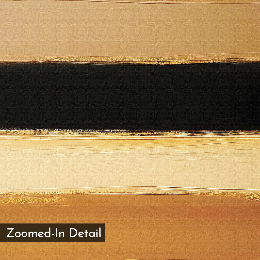 Strata of the Earth – earthy brown abstract canvas wall art print by Aspire Prints