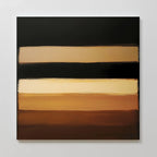 Strata of the Earth – earthy brown abstract canvas wall art print by Aspire Prints