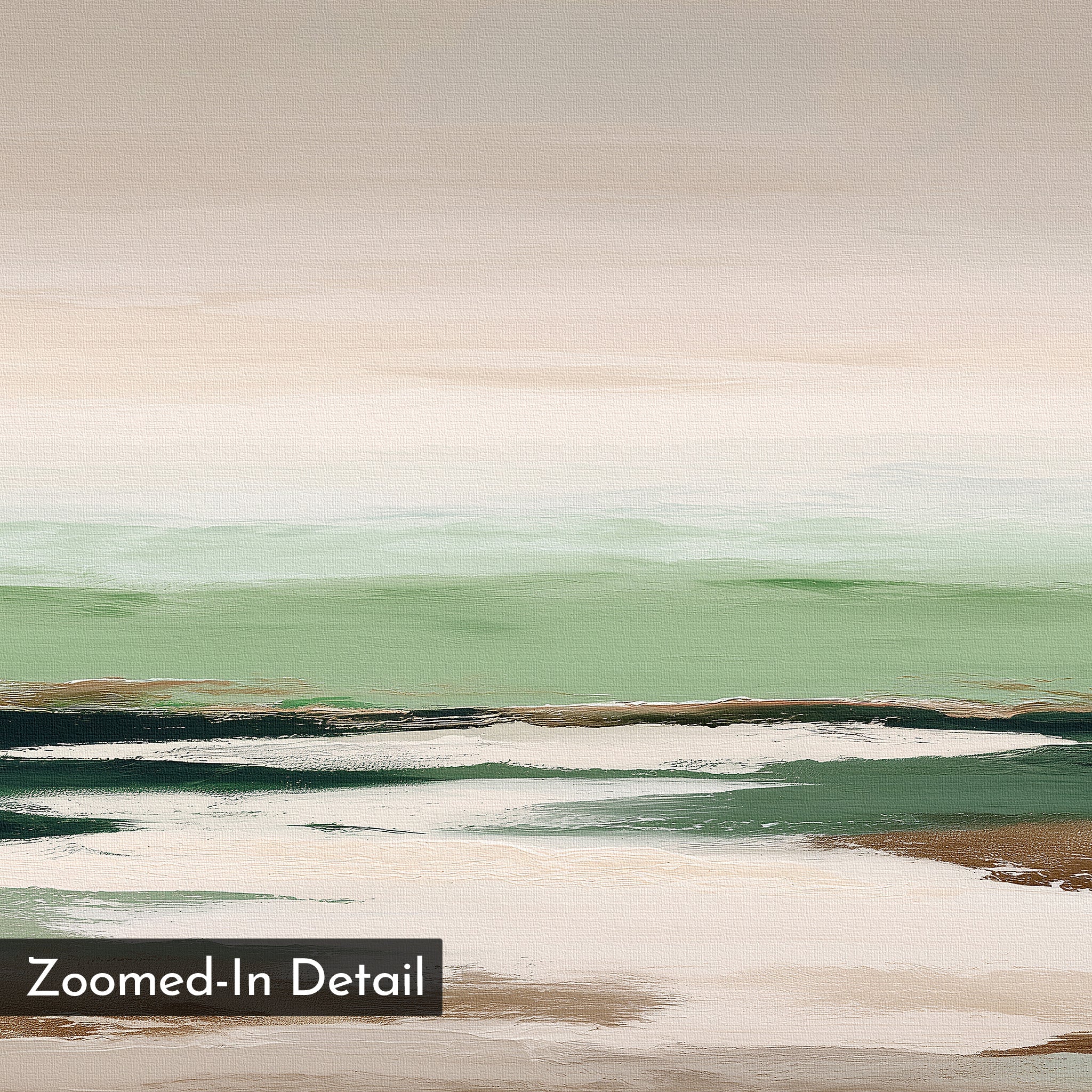 Whispers of the Quiet Earth – neutral-toned landscape canvas wall art print by Aspire Prints