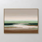 Whispers of the Quiet Earth – neutral-toned landscape canvas wall art print by Aspire Prints