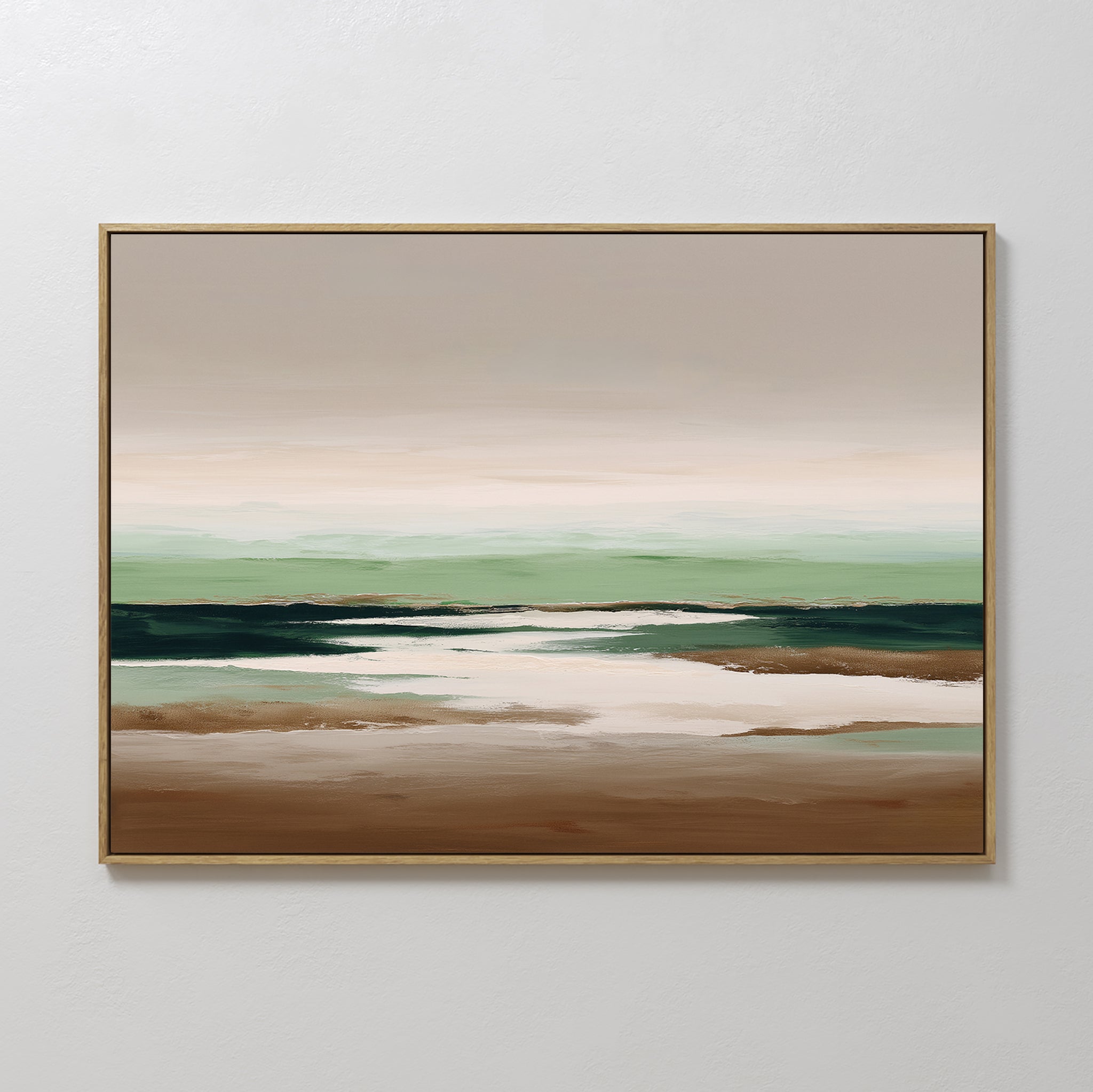 Whispers of the Quiet Earth – neutral-toned landscape canvas wall art print by Aspire Prints