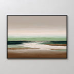 Whispers of the Quiet Earth – neutral-toned landscape canvas wall art print by Aspire Prints