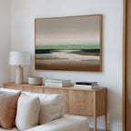 Whispers of the Quiet Earth – neutral-toned landscape canvas wall art print by Aspire Prints