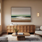 Whispers of the Quiet Earth – neutral-toned landscape canvas wall art print by Aspire Prints
