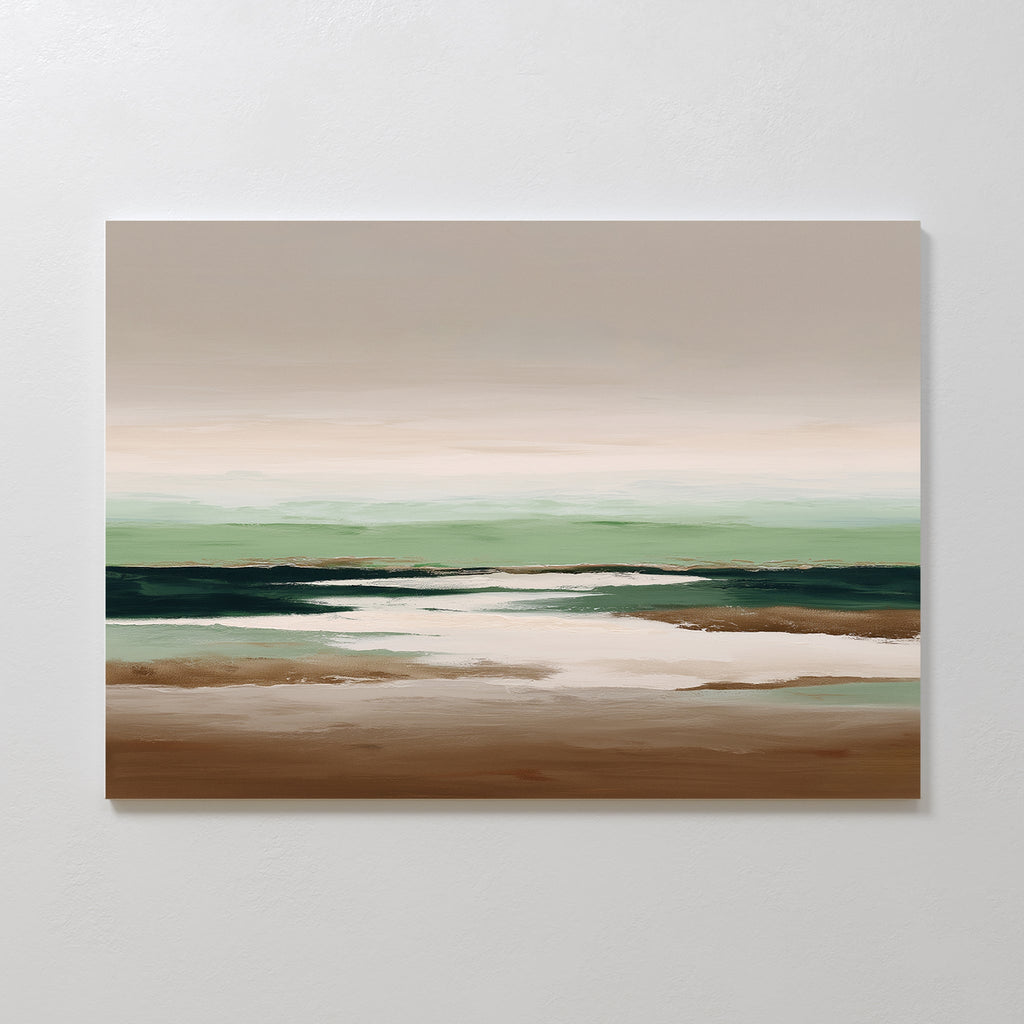 Whispers of the Quiet Earth – neutral-toned landscape canvas wall art print by Aspire Prints