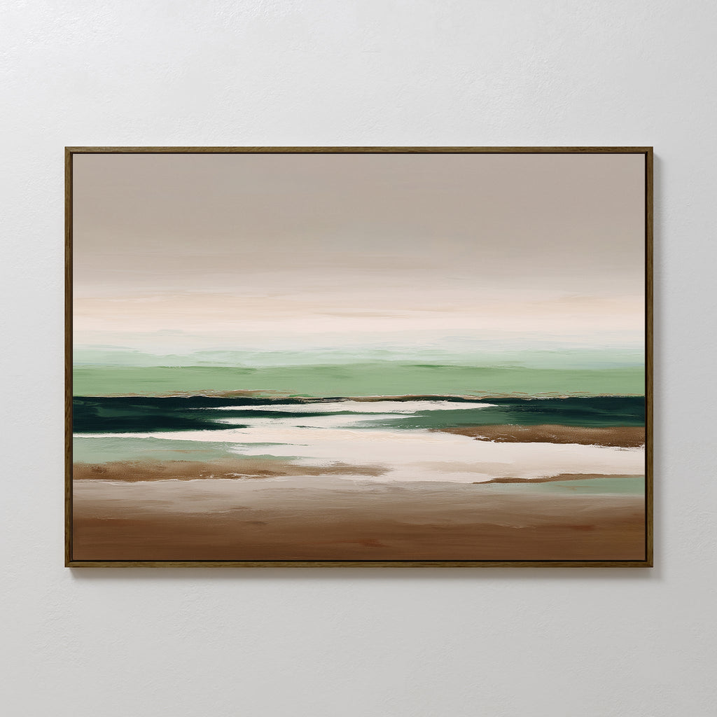 Whispers of the Quiet Earth – neutral-toned landscape canvas wall art print by Aspire Prints