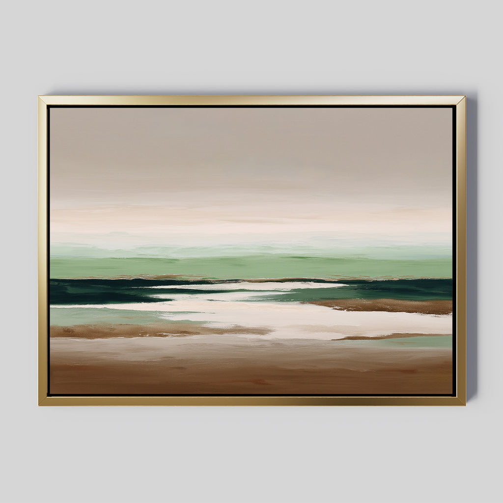 Whispers of the Quiet Earth – neutral-toned landscape canvas wall art print by Aspire Prints