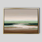 Whispers of the Quiet Earth – neutral-toned landscape canvas wall art print by Aspire Prints