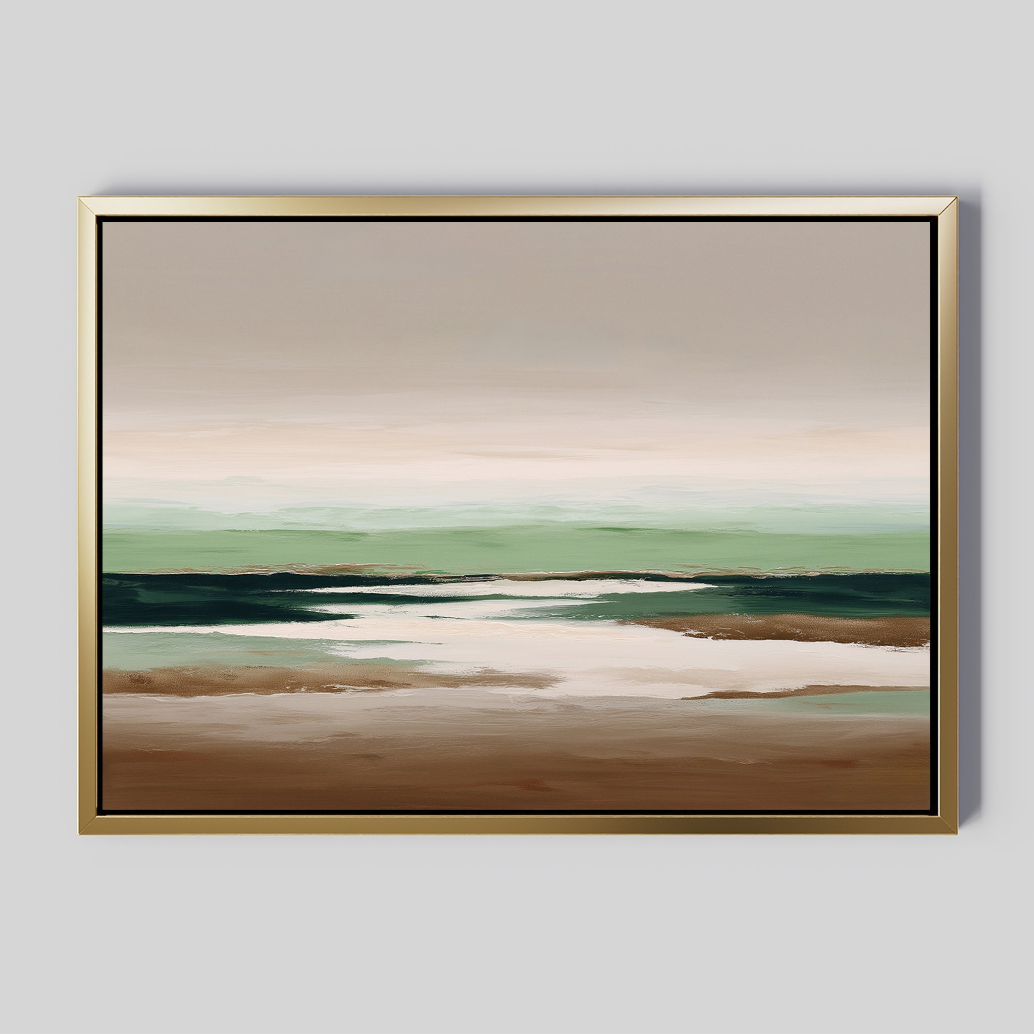 Whispers of the Quiet Earth – neutral-toned landscape canvas wall art print by Aspire Prints