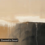 Whispers of the Canyon – earthy brown abstract canvas wall art print by Aspire Prints
