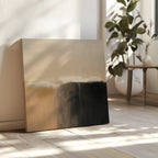 Whispers of the Canyon – earthy brown abstract canvas wall art print by Aspire Prints