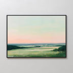 Whispers of Twilight Canvas Print – green landscape canvas wall art print by Aspire Prints
