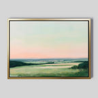Whispers of Twilight Canvas Print – green landscape canvas wall art print by Aspire Prints