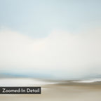 Whispering Horizons – neutral-toned cloud canvas wall art print by Aspire Prints