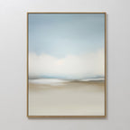 Whispering Horizons – neutral-toned cloud canvas wall art print by Aspire Prints