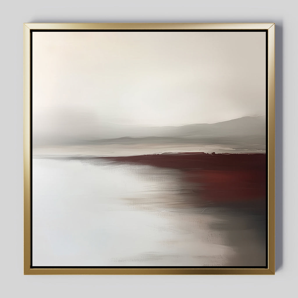 Whisper of the Last Light Canvas Print – beige and white landscape canvas wall art print by Aspire Prints