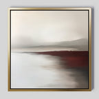 Whisper of the Last Light Canvas Print – beige and white landscape canvas wall art print by Aspire Prints