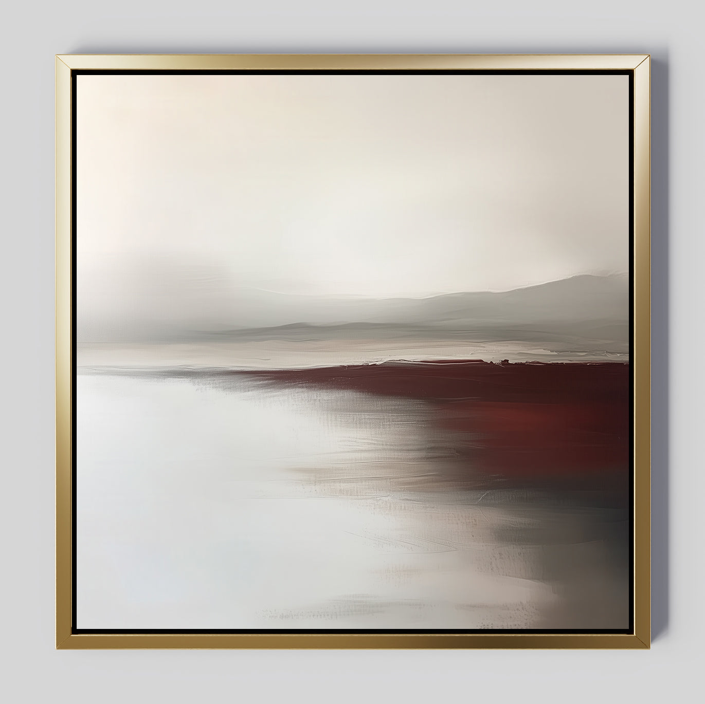 Whisper of the Last Light Canvas Print – beige and white landscape canvas wall art print by Aspire Prints