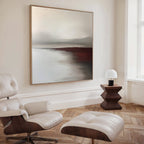 Whisper of the Last Light Canvas Print – beige and white landscape canvas wall art print by Aspire Prints