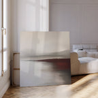 Whisper of the Last Light Canvas Print – beige and white landscape canvas wall art print by Aspire Prints
