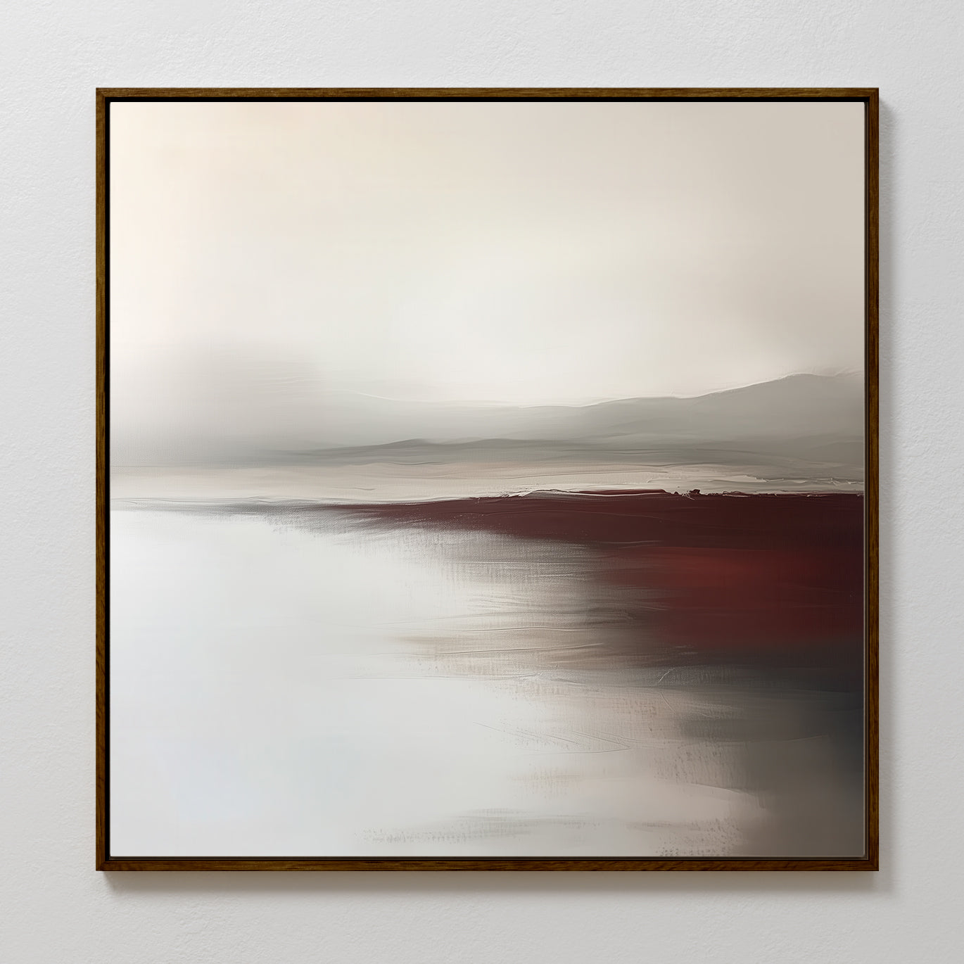 Whisper of the Last Light Canvas Print – beige and white landscape canvas wall art print by Aspire Prints