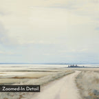 Where the Horizon Whispers – neutral-toned desert canvas wall art print by Aspire Prints
