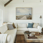 Where the Horizon Whispers – neutral-toned desert canvas wall art print by Aspire Prints