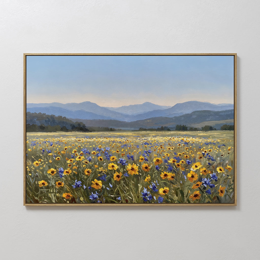 Fields of Quiet Wonder – neutral-toned vintage canvas wall art print by Aspire Prints