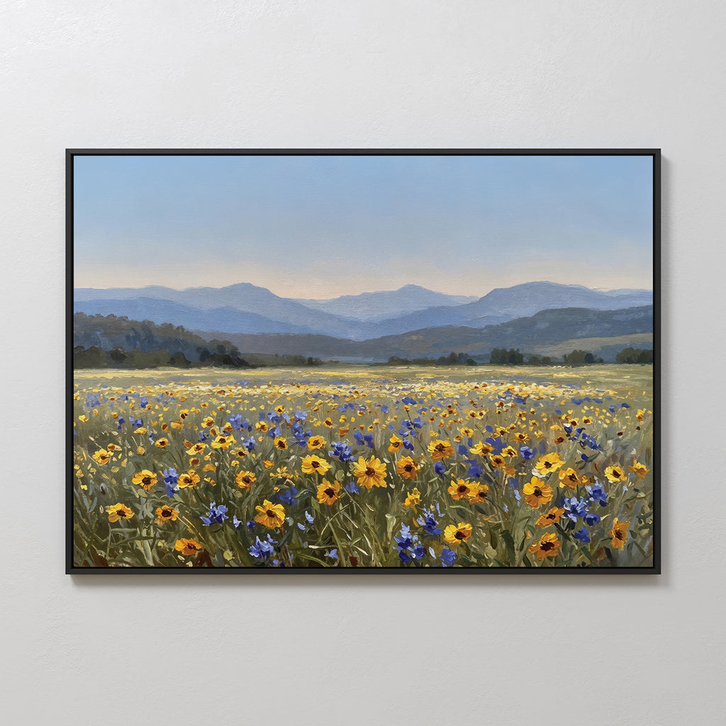 Fields of Quiet Wonder – neutral-toned vintage canvas wall art print by Aspire Prints