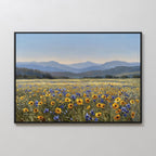 Fields of Quiet Wonder – neutral-toned vintage canvas wall art print by Aspire Prints