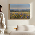 Fields of Quiet Wonder – neutral-toned vintage canvas wall art print by Aspire Prints
