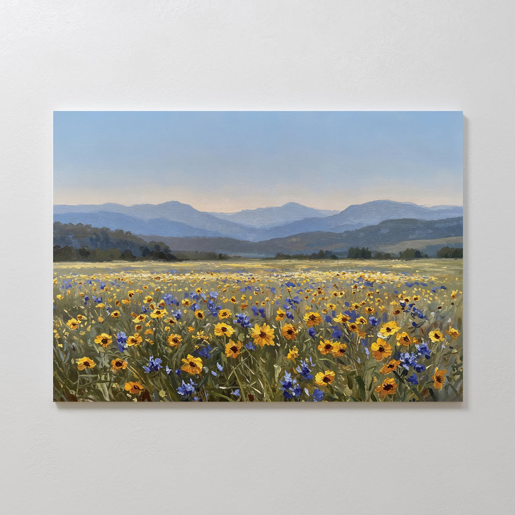 Fields of Quiet Wonder – neutral-toned vintage canvas wall art print by Aspire Prints