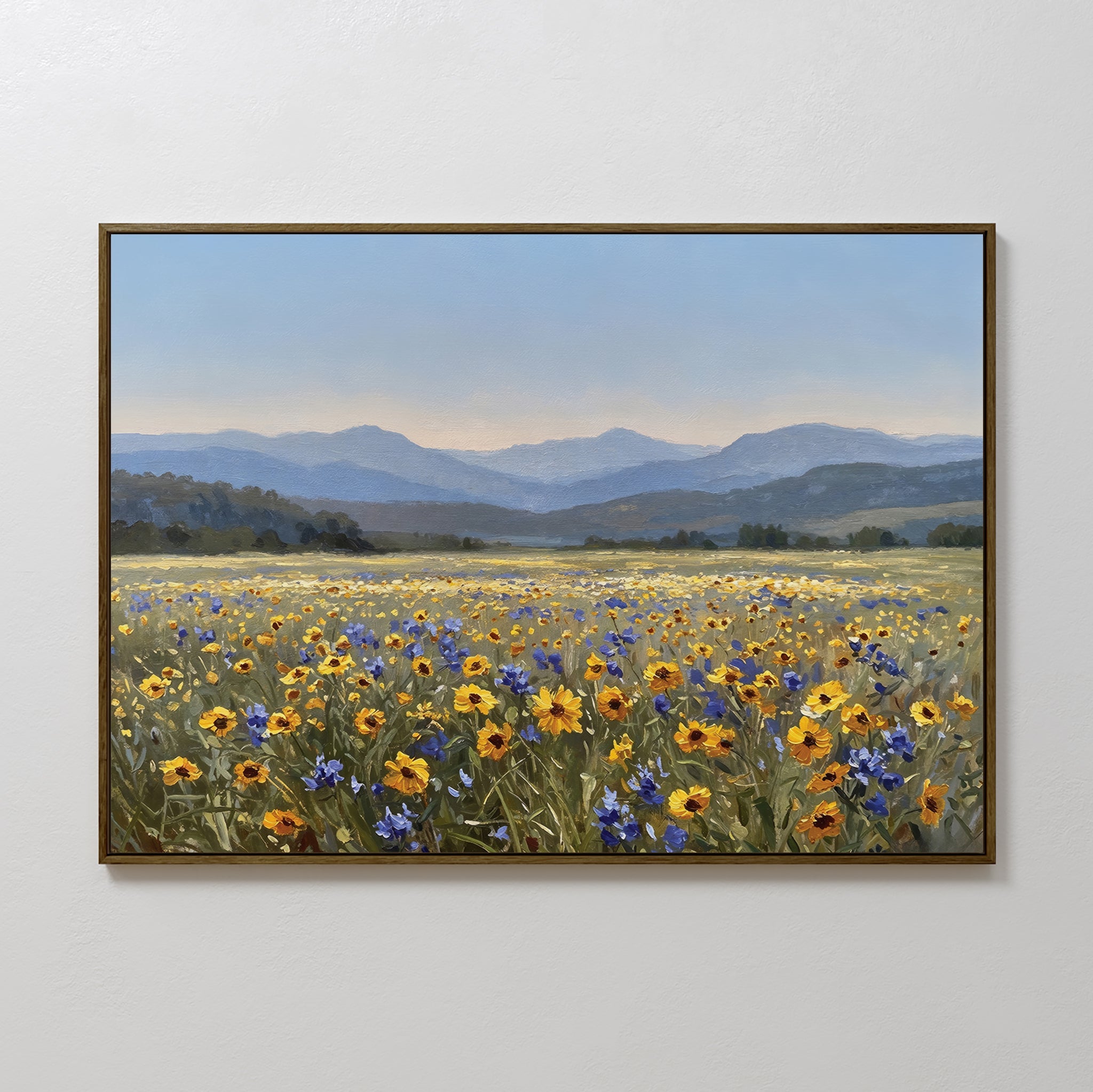 Fields of Quiet Wonder – neutral-toned vintage canvas wall art print by Aspire Prints