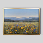 Fields of Quiet Wonder – neutral-toned vintage canvas wall art print by Aspire Prints