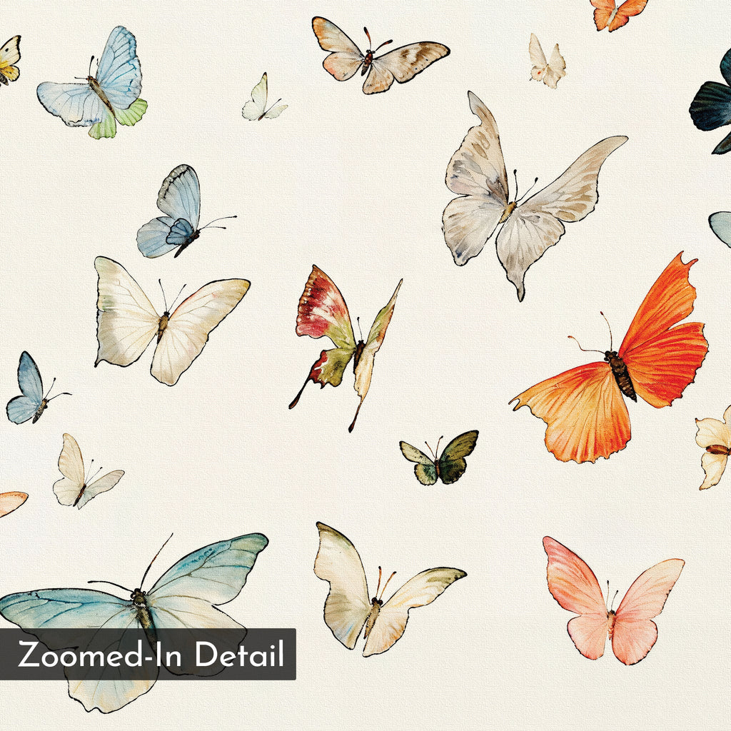 Whispers on the Wing – multicolour vintage canvas wall art print by Aspire Prints