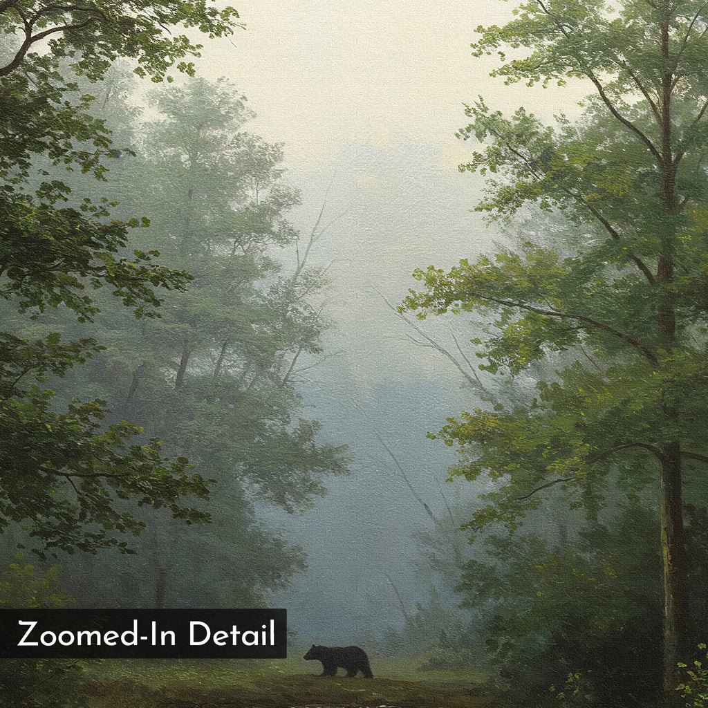 Where the Wild Wanders – neutral-toned vintage canvas wall art print by Aspire Prints