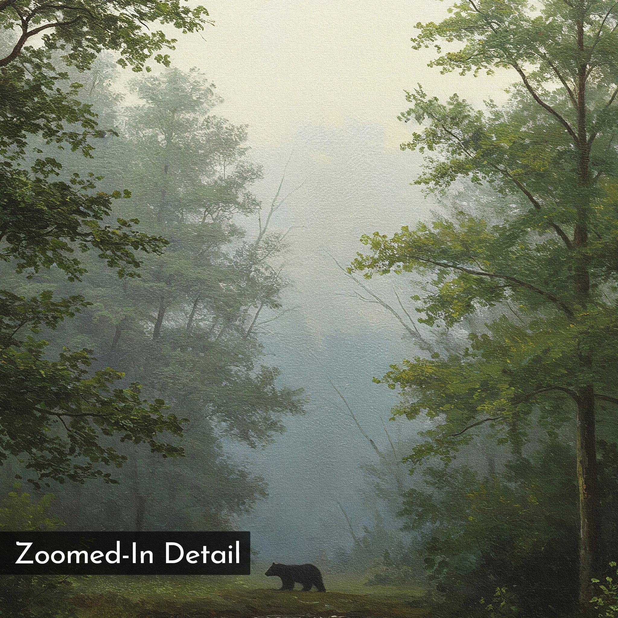 Where the Wild Wanders – neutral-toned vintage canvas wall art print by Aspire Prints