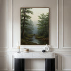 Where the Wild Wanders – neutral-toned vintage canvas wall art print by Aspire Prints