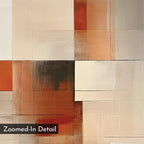Fractured Dawn – neutral-toned abstract canvas wall art print by Aspire Prints