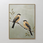 Whispers Among the Olive Boughs Canvas Print – neutral-toned vintage canvas wall art print by Aspire Prints