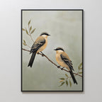 Whispers Among the Olive Boughs Canvas Print – neutral-toned vintage canvas wall art print by Aspire Prints