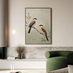 Whispers Among the Olive Boughs Canvas Print – neutral-toned vintage canvas wall art print by Aspire Prints