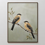 Whispers Among the Olive Boughs Canvas Print – neutral-toned vintage canvas wall art print by Aspire Prints