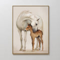 Whisper of the Mare – neutral-toned vintage canvas wall art print by Aspire Prints