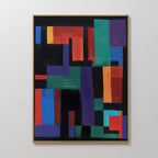Prism of Possibility – multicolour abstract canvas wall art print by Aspire Prints