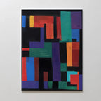 Prism of Possibility – multicolour abstract canvas wall art print by Aspire Prints