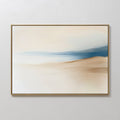 Whispers of the Dunes – beige and white landscape canvas wall art print by Aspire Prints