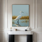 Whisper of the Wetlands Canvas Print – neutral-toned vintage canvas wall art print by Aspire Prints