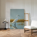 Whisper of the Wetlands Canvas Print – neutral-toned vintage canvas wall art print by Aspire Prints